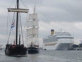 August 2016
Schiffsparade auf
der Hanse-Sail