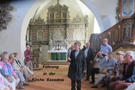 letzter Kunstgenuss war die Kirche in Basedow mit der ältesten frühbarocken Orgel von MV. 