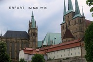 Erste Station unserer Thüringen-Reise ist Erfurt, hier Dom und Severikirche.