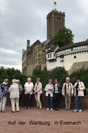 Am Nachmittag besuchen wir erwartungsvoll die  Wartburg.