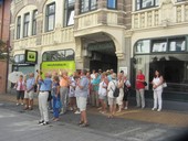 Am 07. Aug. macht die Reisegruppe dann noch einen Stadtrundgang in Flensburg.