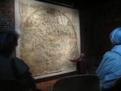 Origenalgetreue Kopie der mittelalterlichen Darstellung der Welt (Weltkarte)