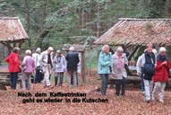 Der Reiterhof organisierte uns  Kaffee und Kuchen