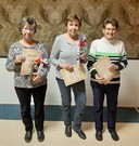   Die Gewinner beim Bowlen am 3.März 2020        waren v.l. Gisela Wegner, Irmtraud Bosecke und Trauthilde Fritsche