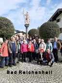 Reisegruppe während einer Führung in Bad Reichenhall